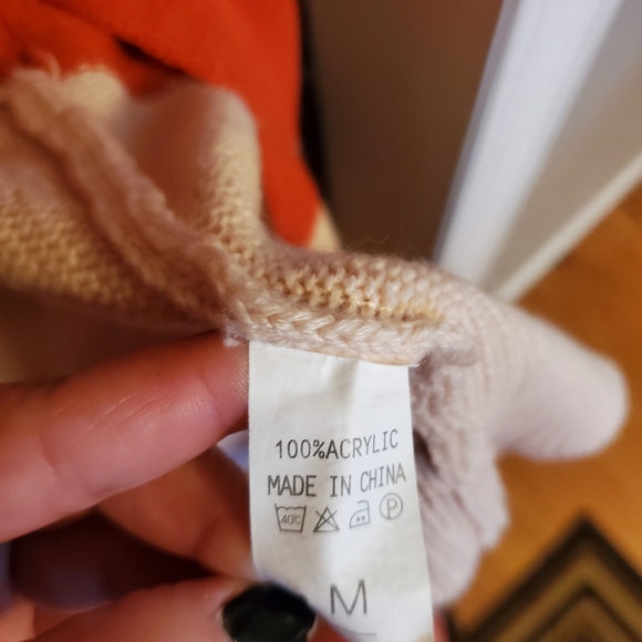 Color-block Long Cardigan - Picture 3 of 3